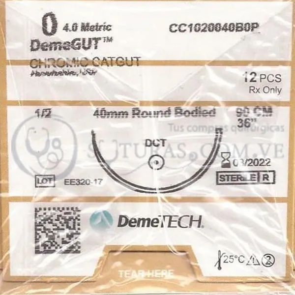 ( CC1020040B0P / 914 ) DemeTECH Cromico 0 Conica 40mm 1/2c 90cm Cx12 03/2022