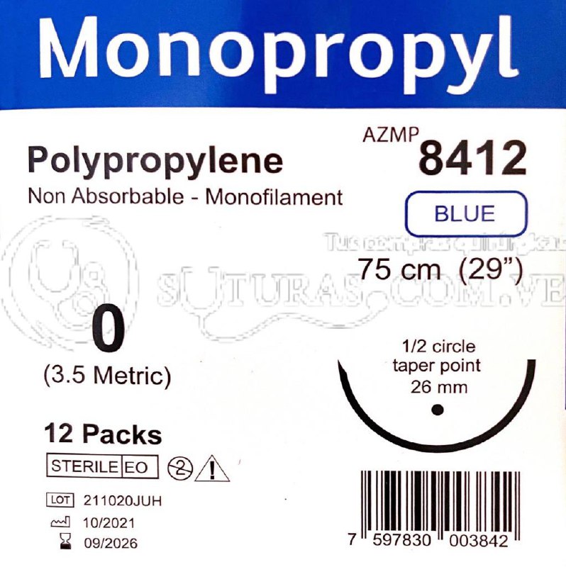 ( AZMP-8412 / 8412 ) Arizi Monoprop Poliprop 0 Conica26mm 1/2c 75cm Cx12 09/2026