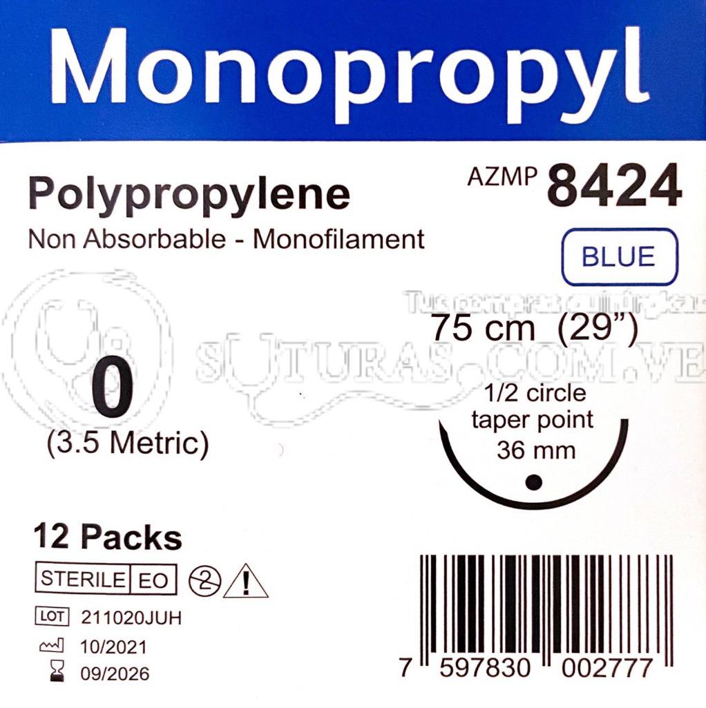 ( AZMP-8424 / 8424 ) Arizi Monoprop Poliprop 0 Conica36mm 1/2c 75cm Cx12 09/2026